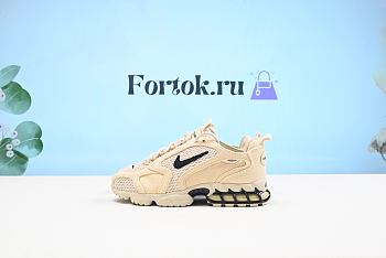 Fortok Nike Stussy x Air Zoom Spiridon Caged Fossil CQ5486-200 Sneakers