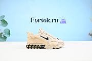 Fortok Nike Stussy x Air Zoom Spiridon Caged Fossil CQ5486-200 Sneakers - 3