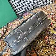 Fortok Goyard Belvedere Grey Shoulder Bag 22×7×17cm - 4