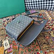 Fortok Goyard Belvedere Grey Shoulder Bag 22×7×17cm - 3
