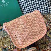 Fortok Goyard Belvedere Pink Shoulder Bag 22×7×17cm - 6