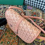 Fortok Goyard Belvedere Pink Shoulder Bag 22×7×17cm - 5