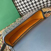 Fortok Goyard Belvedere Dark Blue Shoulder Bag 22×7×17cm - 3