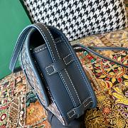 Fortok Goyard Belvedere Dark Blue Shoulder Bag 22×7×17cm - 2
