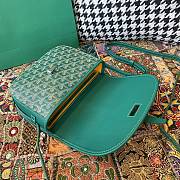 Fortok Goyard Belvedere Green Shoulder Bag 22×7×17cm - 5