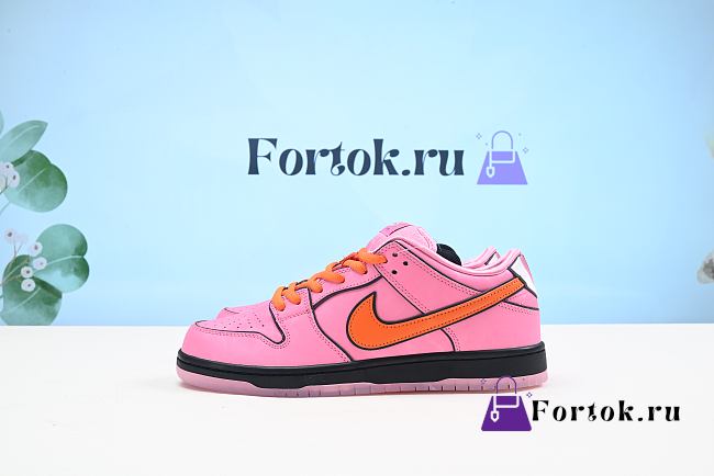 Fortok Nike SB Dunk Low The Powerpuff Girls Blossom FD2631-600 Sneakers - 1