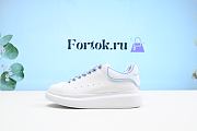 Fortok Alexander Mcqueen White Lake Blue Sneakers - 1