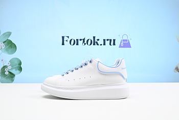 Fortok Alexander Mcqueen White Lake Blue Sneakers