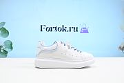 Fortok Alexander Mcqueen White Lake Blue Sneakers - 4