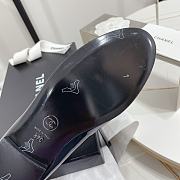 Chanel CC Cap Toe Lambskin Leather Ballet Flats Black - 6