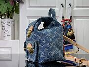 Fortok Louis Vuitton Backpack Blue Denim M46836 20x20x11cm - 6