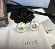 Fortok Dior CD Pearl Earrings  - 1