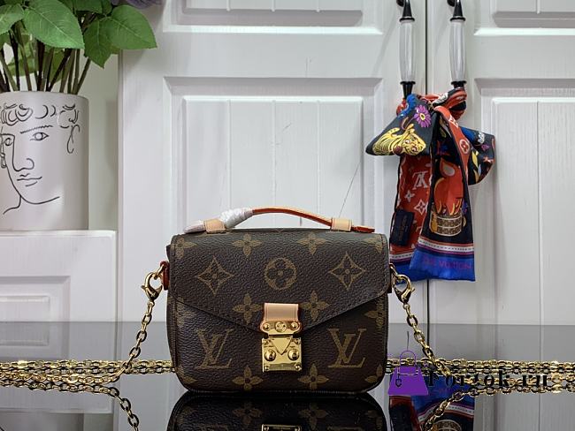 Fortok Louis Vuitton Micro Métis Monogram Canvas Bag M81267 14x11x3.5cm - 1