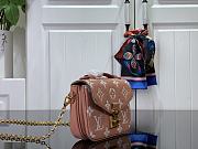 Fortok Louis Vuitton Micro Métis Bag Pink&White M81390 14x11x3.5cm - 4
