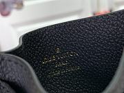 Fortok Louis Vuitton Charms Card Holder Wallet Black M82132 10.2x7.3x0.3cm  - 5