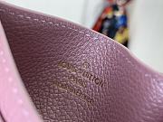 Fortok Louis Vuitton Charms Card Holder Wallet Pink M82170 10.2x7.3x0.3cm  - 4