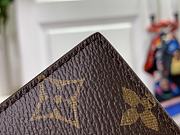 Fortok Louis Vuitton Charms Card Holder Wallet Monogram/Brown M82739 10.2x7.3x0.3cm - 4