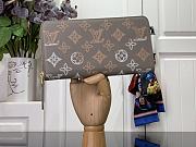 Fortok Louis Vuitton Zipper Wallet Grey M82647 19.5x10.5x2.5cm - 1