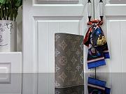 Fortok Louis Vuitton Passport Holder Grey M82721 10x14x2.5cm - 4