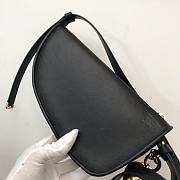 Fortok Burberry Sling Shield Check-pattern Shoulder Bag Black 26x5.5x13.5cm - 5