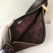 Fortok Burberry Shield Suede Shoulder Bag Brown 26x5.5x13.5cm - 3