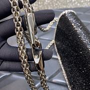 Fortok Valentino Garavani Loco Small Beaded Shoulder Bag Black 19cm - 6