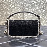 Fortok Valentino Garavani Loco Small Beaded Shoulder Bag Black 19cm - 2
