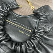 Fortok Loewe Squeeze Bag Nappa Lambskin in Black 34x13.5x30cm - 5