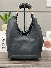 Fortok Loewe Squeeze Bag Nappa Lambskin in Black 34x13.5x30cm - 2
