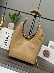 Fortok Loewe Squeeze Bag Nappa Lambskin in Brown 34x13.5x30cm - 3