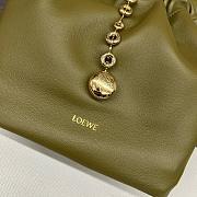 Fortok Loewe Squeeze Bag Nappa Lambskin in Green 29x10.5x24cm - 5