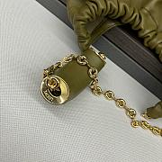 Fortok Loewe Squeeze Bag Nappa Lambskin in Green 29x10.5x24cm - 4