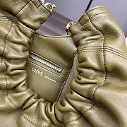 Fortok Loewe Squeeze Bag Nappa Lambskin in Green 29x10.5x24cm - 2