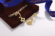 Fortok Louis Vuitton LV Letter Earrings - 4