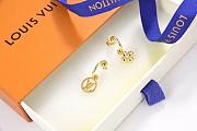 Fortok Louis Vuitton LV Letter Earrings - 6
