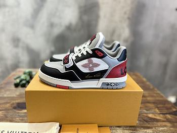 Fortok Louis Vuitton LV Trainer Sneaker Red/Black