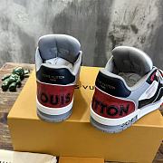 Fortok Louis Vuitton LV Trainer Sneaker Red/Black - 5