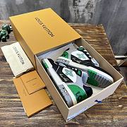 Fortok Louis Vuitton LV Trainer Sneaker Green/Black - 5