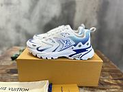 Fortok Louis Vuitton Runner Tatic Sneakers Blue - 1