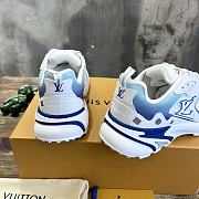 Fortok Louis Vuitton Runner Tatic Sneakers Blue - 5