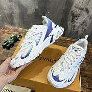 Fortok Louis Vuitton Runner Tatic Sneakers Blue - 3