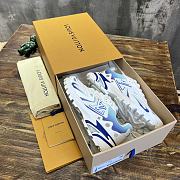 Fortok Louis Vuitton Runner Tatic Sneakers Blue - 2