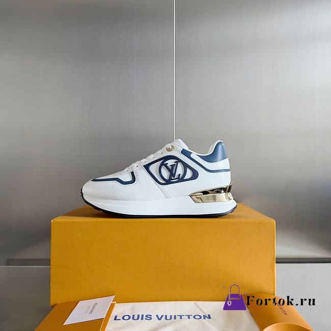 Fortok Louis Vuitton Neo Run Away Trainers Blue/White - 1