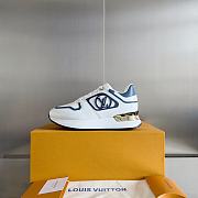 Fortok Louis Vuitton Neo Run Away Trainers Blue/White - 1