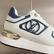 Fortok Louis Vuitton Neo Run Away Trainers Blue/White - 6