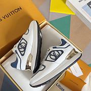 Fortok Louis Vuitton Neo Run Away Trainers Blue/White - 3