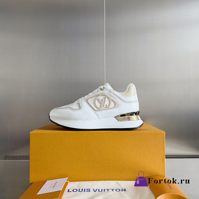 Fortok Louis Vuitton Neo Run Away Trainers White/Beige - 1