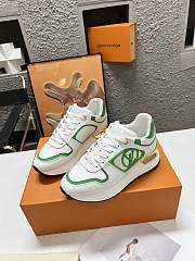 Fortok Louis Vuitton Neo Run Away Trainers White/Green - 1