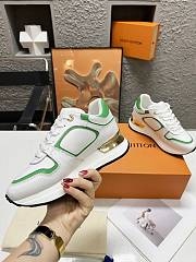 Fortok Louis Vuitton Neo Run Away Trainers White/Green - 4