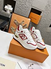 Fortok Louis Vuitton Neo Run Away Trainers White/Red - 2